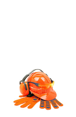 Cascos y guantes en Provisions center